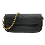 Louis Vuitton Wallet Monogram Empreinte on Chain Noir Leather Cowhide Shoulder