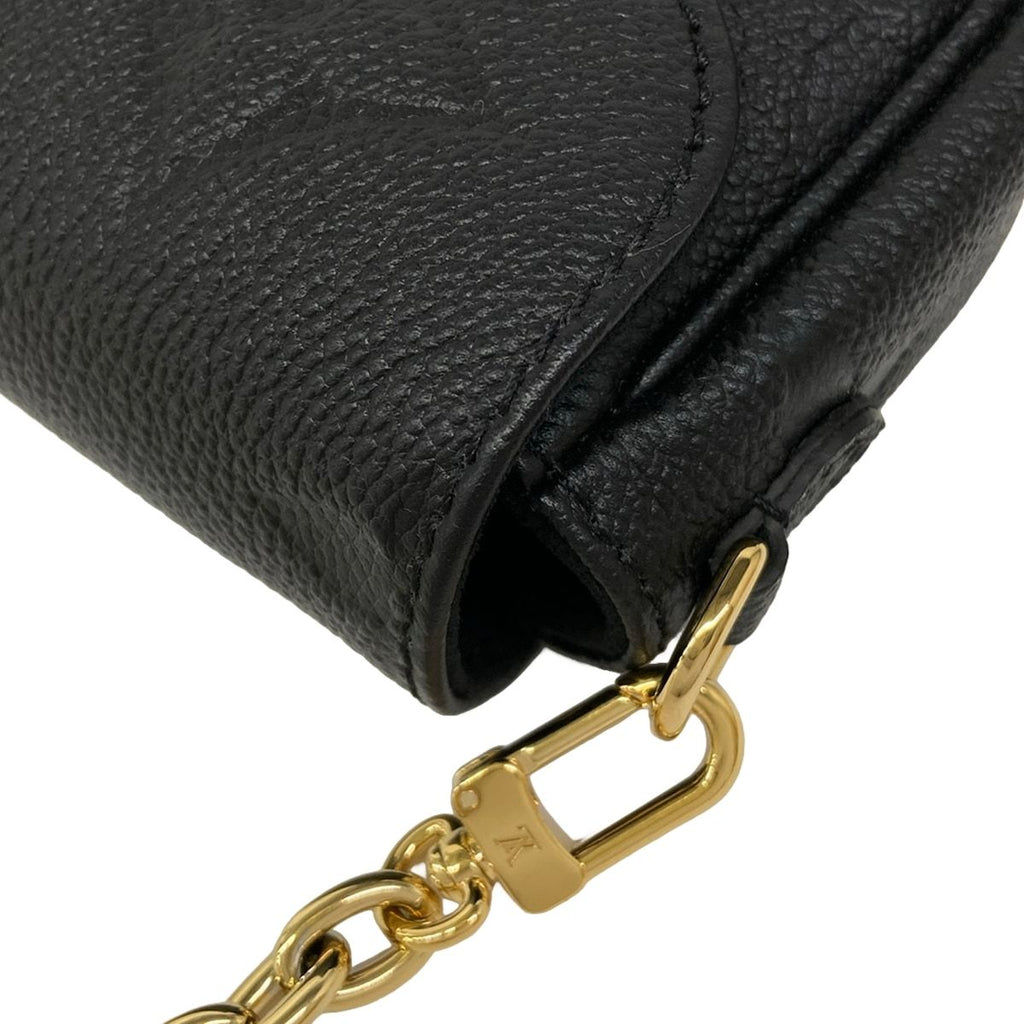 Louis Vuitton Wallet Monogram Empreinte on Chain Noir Leather Cowhide Shoulder — view 8