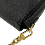 Louis Vuitton Wallet Monogram Empreinte on Chain Noir Leather Cowhide Shoulder — view 8