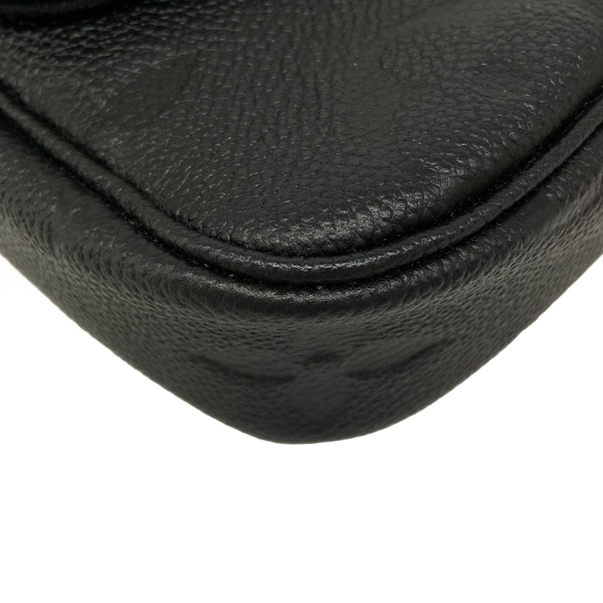 Louis Vuitton Wallet Monogram Empreinte on Chain Noir Leather Cowhide Shoulder — view 7