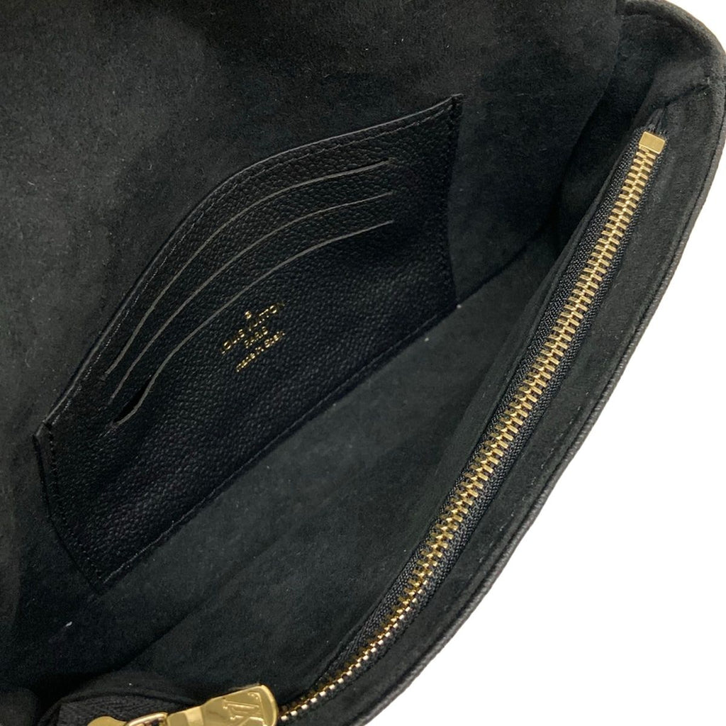 Louis Vuitton Wallet Monogram Empreinte on Chain Noir Leather Cowhide Shoulder — view 4