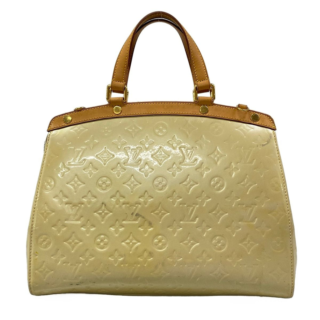 Louis Vuitton Handbag Monogram Vernis Blair GM Blanc Corail Leather — view 3