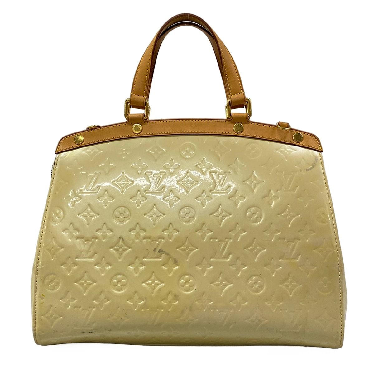 Louis Vuitton Handbag Monogram Vernis Blair GM Blanc Corail Leather — view 3