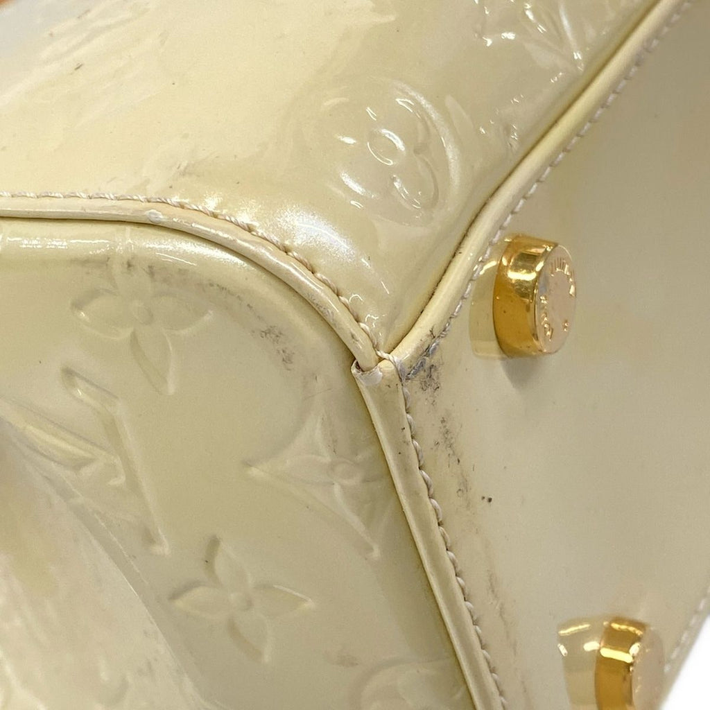 Louis Vuitton Handbag Monogram Vernis Blair GM Blanc Corail Leather — view 6
