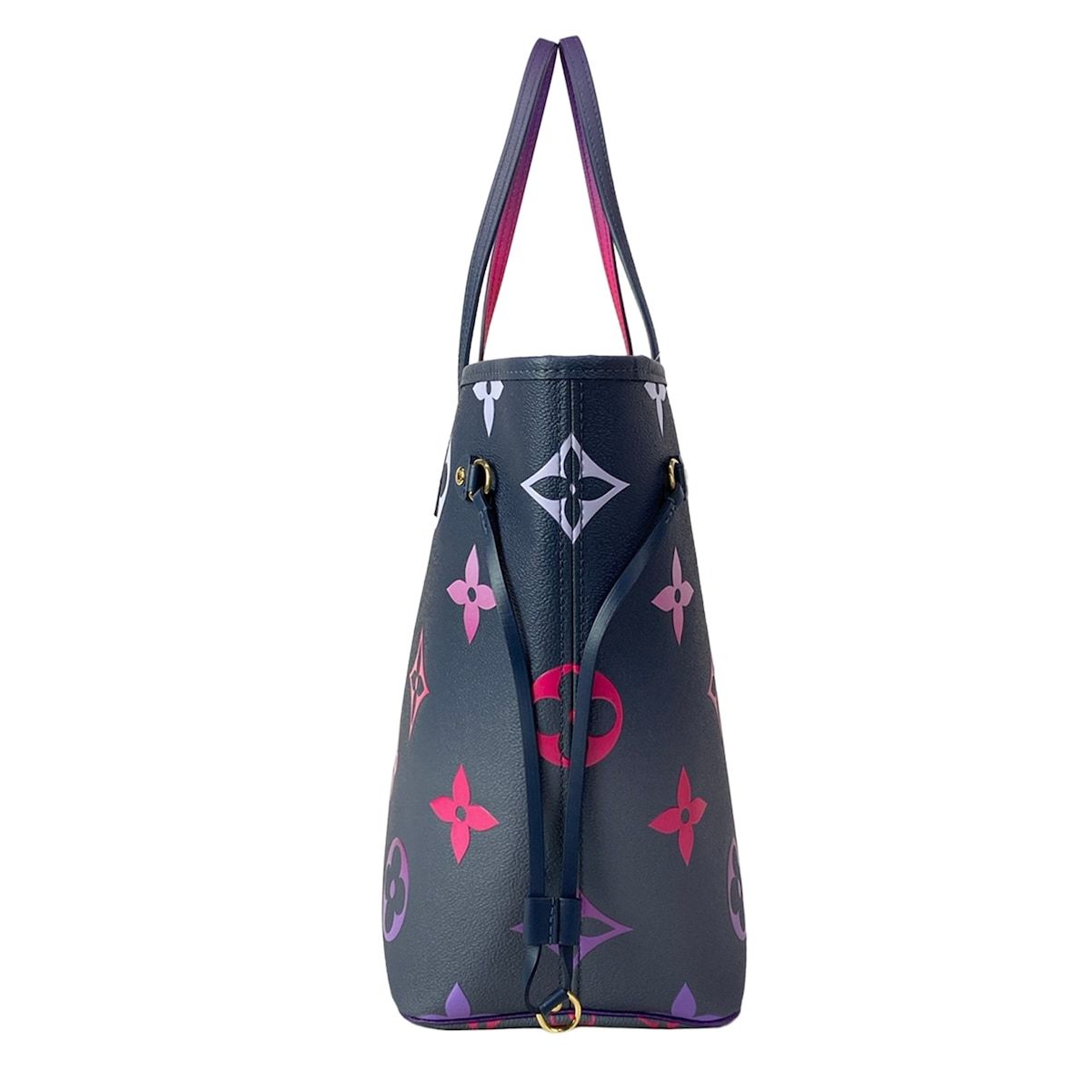 Louis Vuitton Tote Spring in the City Neverfull MM Midnight Fuchsia — view 4