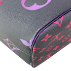 Louis Vuitton Tote Spring in the City Neverfull MM Midnight Fuchsia — view 8