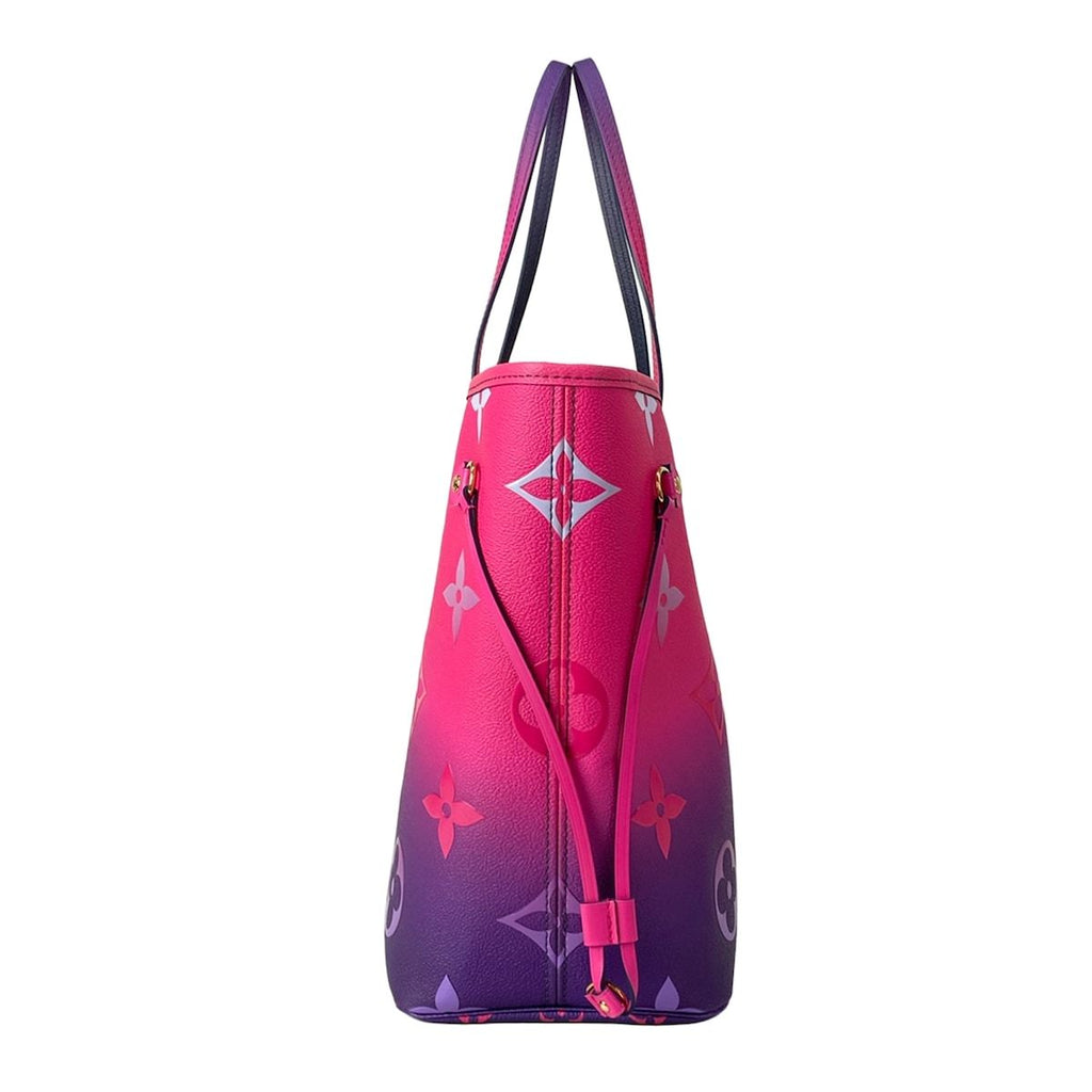 Louis Vuitton Tote Spring in the City Neverfull MM Midnight Fuchsia — view 2