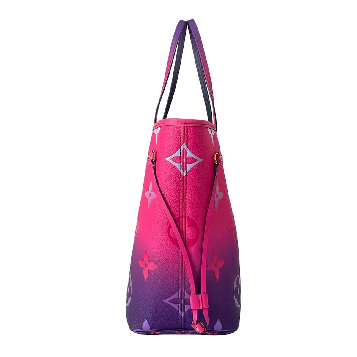 Louis Vuitton Tote Spring in the City Neverfull MM Midnight Fuchsia — view 2