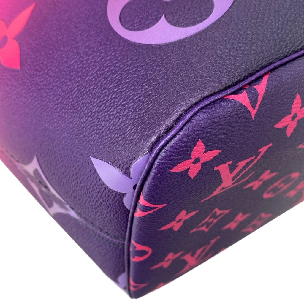 Louis Vuitton Tote Spring in the City Neverfull MM Midnight Fuchsia — view 6