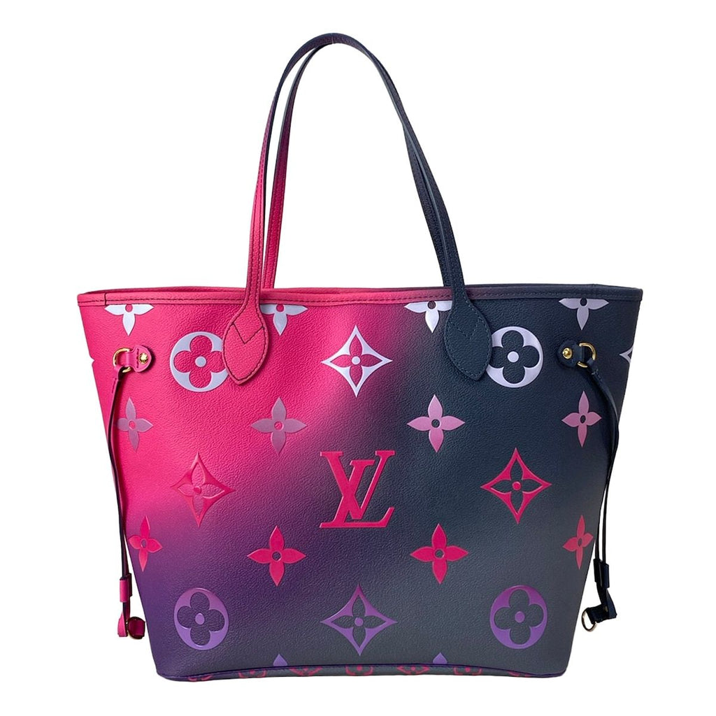 Louis Vuitton Tote Spring in the City Neverfull MM Midnight Fuchsia