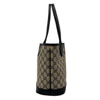 Gucci Tote Ophidia Small Beige Navy Red Leather — view 2