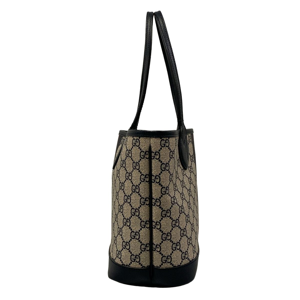 Gucci Tote Ophidia Small Beige Navy Red Leather — view 2