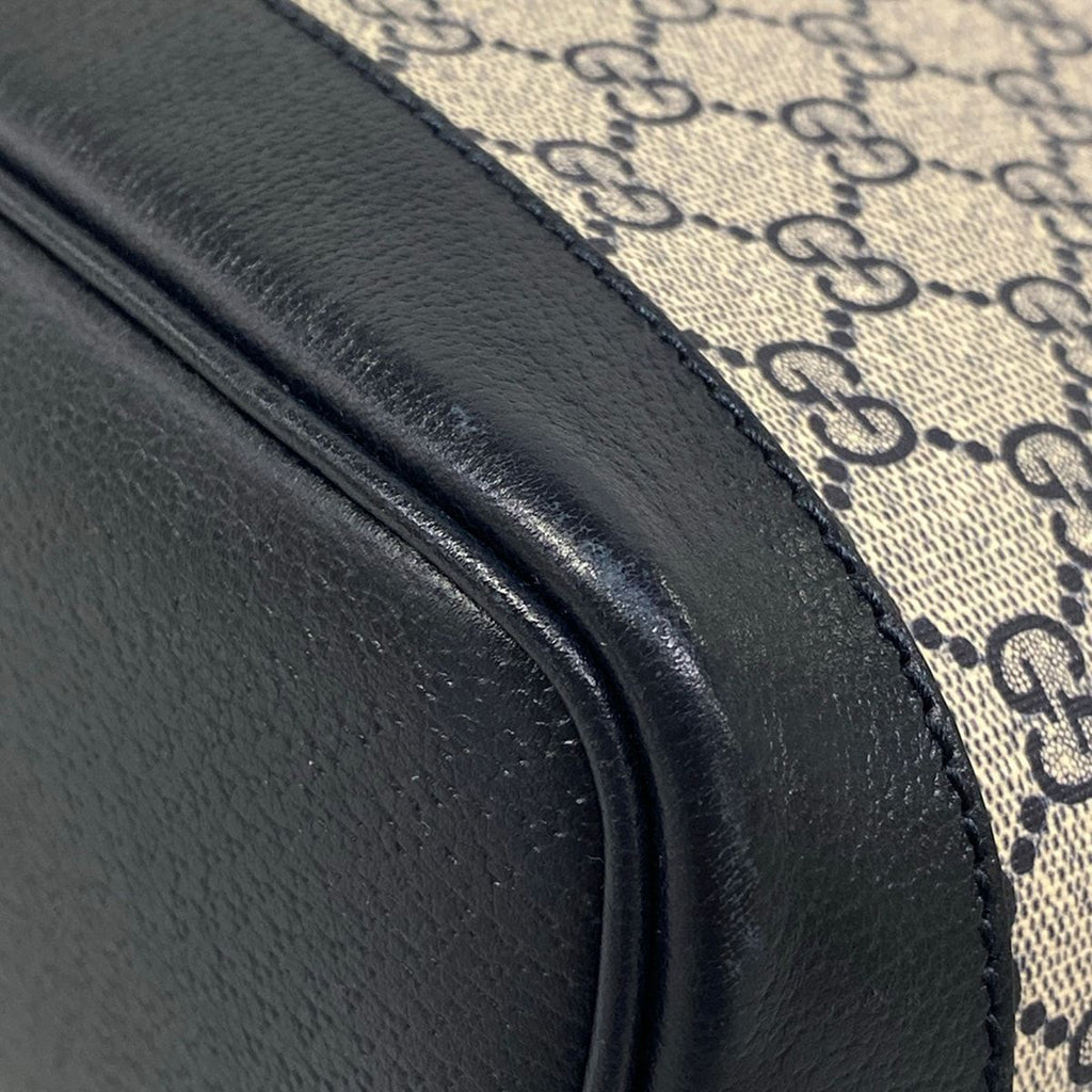 Gucci Tote Ophidia Small Beige Navy Red Leather — view 6