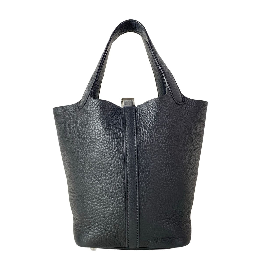 Hermes Handbag Picotin Lock PM Black Silver — view 4