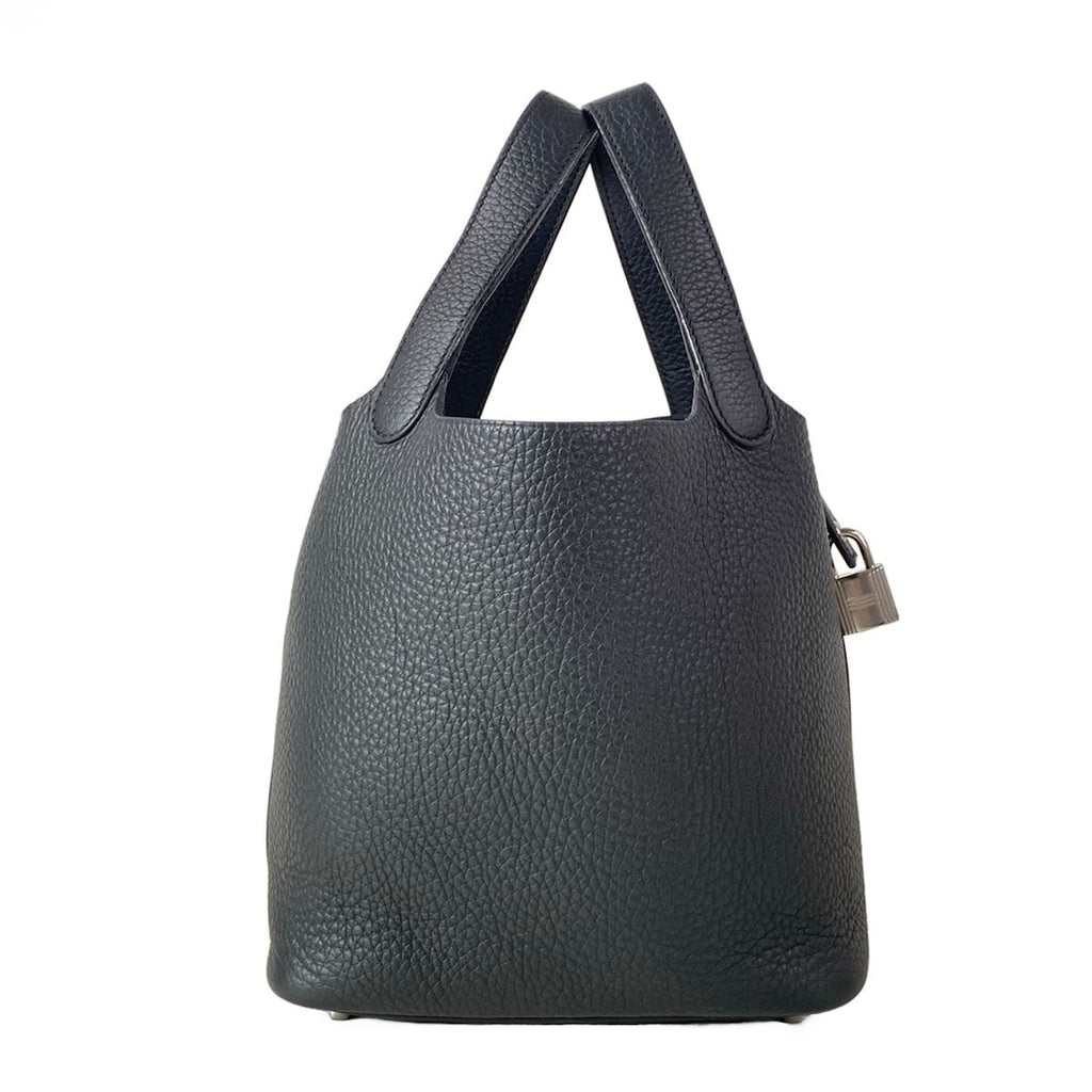 Hermes Handbag Picotin Lock PM Black Silver — view 3