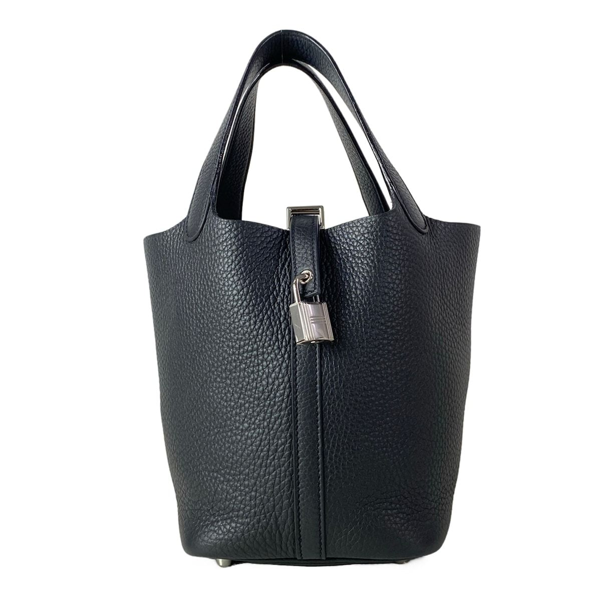 Hermes Handbag Picotin Lock PM Black Silver — view 2
