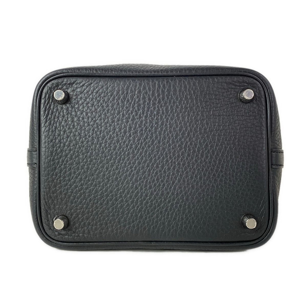 Hermes Handbag Picotin Lock PM Black Silver — view 5