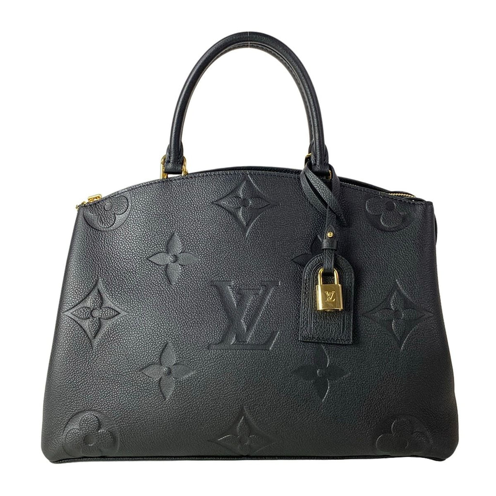 Louis Vuitton Handbag Monogram Empreinte Grand Palais MM Noir Leather Cowhide