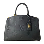 Louis Vuitton Handbag Monogram Empreinte Grand Palais MM Noir Leather Cowhide
