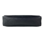 Chanel Shoulder Bag Quilted Black Metal Chain Gold — view 5