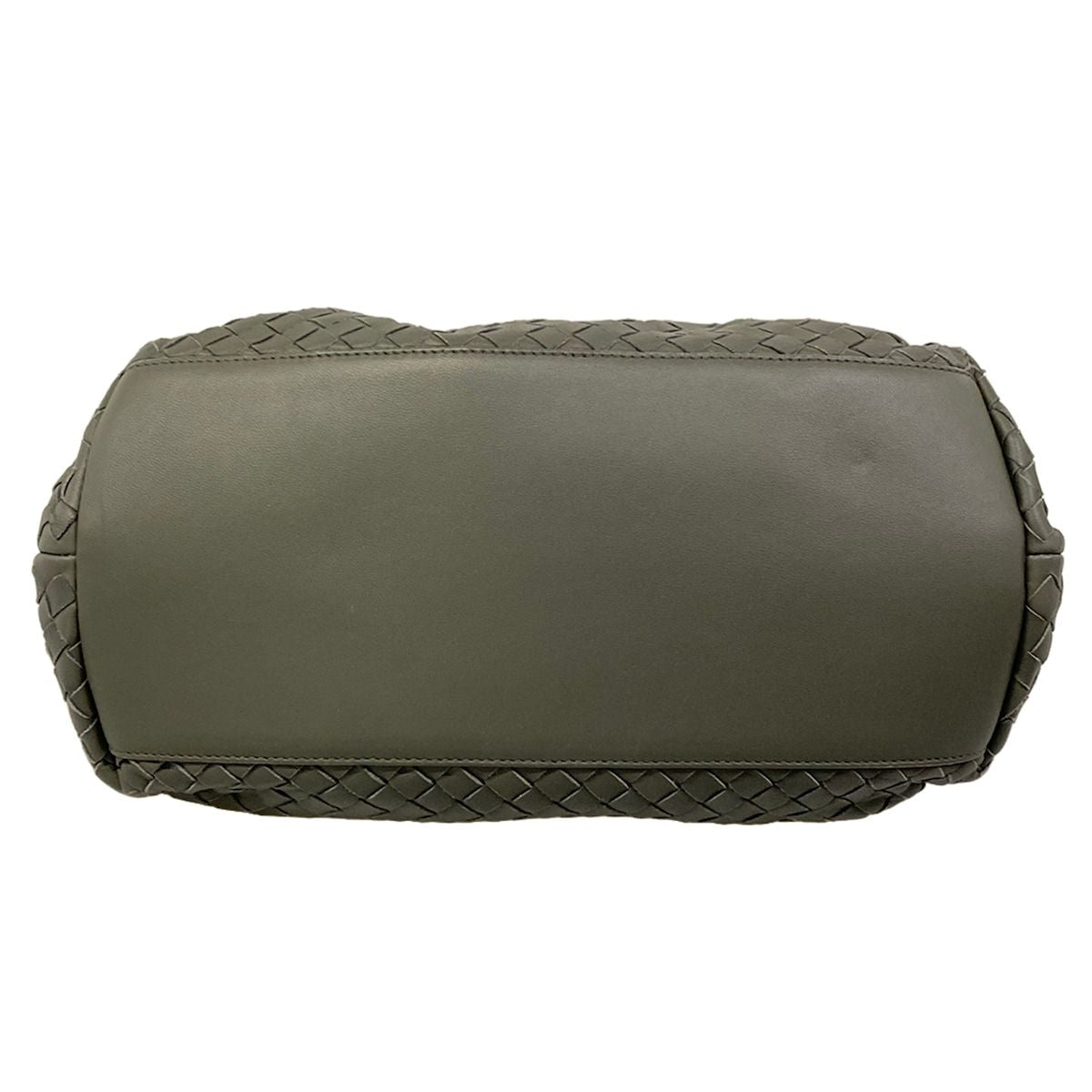 Bottega Veneta Handbag Intrecciato Gray Leather — view 5