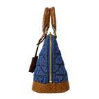 Louis Vuitton Handbag Maltage Alma BB Navy Blue Brown Leather — view 4