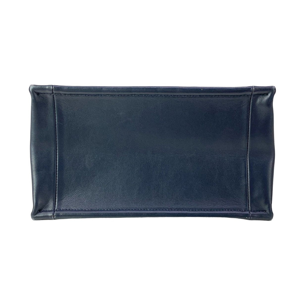 Dior Handbag Book Tote Small Navy Leather — view 5