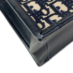 Dior Handbag Book Tote Small Navy Leather — view 8