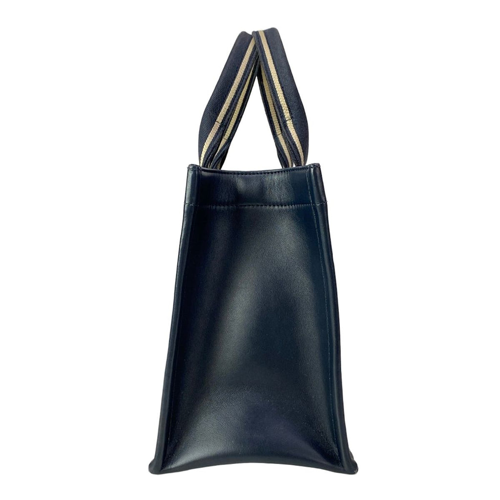 Dior Handbag Book Tote Small Navy Leather — view 2