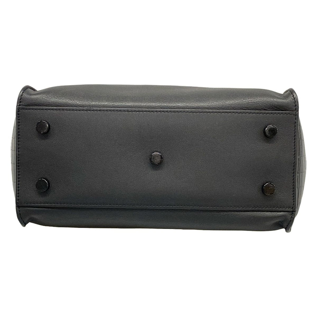 Saint Laurent Paris Handbag Baby Downtown Cabas Black Embossed Leather — view 5