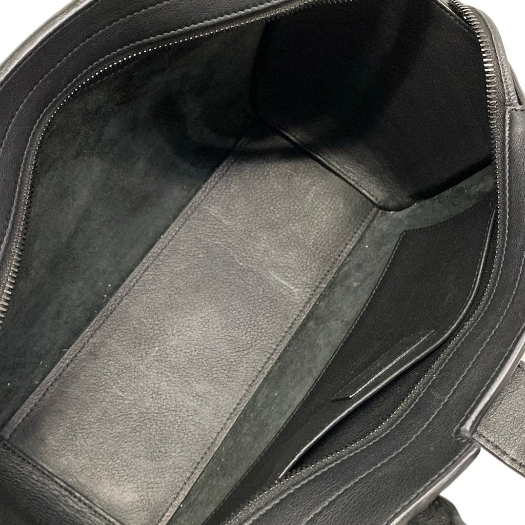 Saint Laurent Paris Handbag Baby Downtown Cabas Black Embossed Leather — view 7
