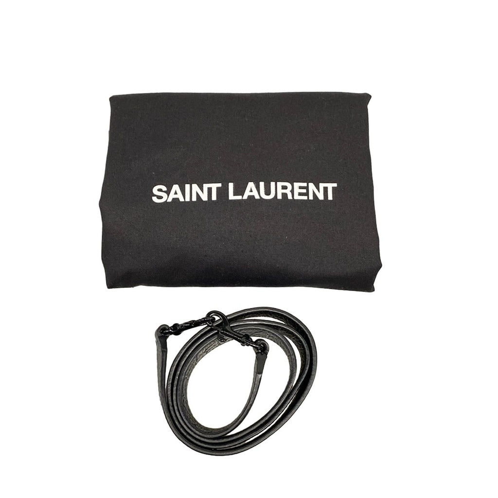 Saint Laurent Paris Handbag Baby Downtown Cabas Black Embossed Leather — view 8