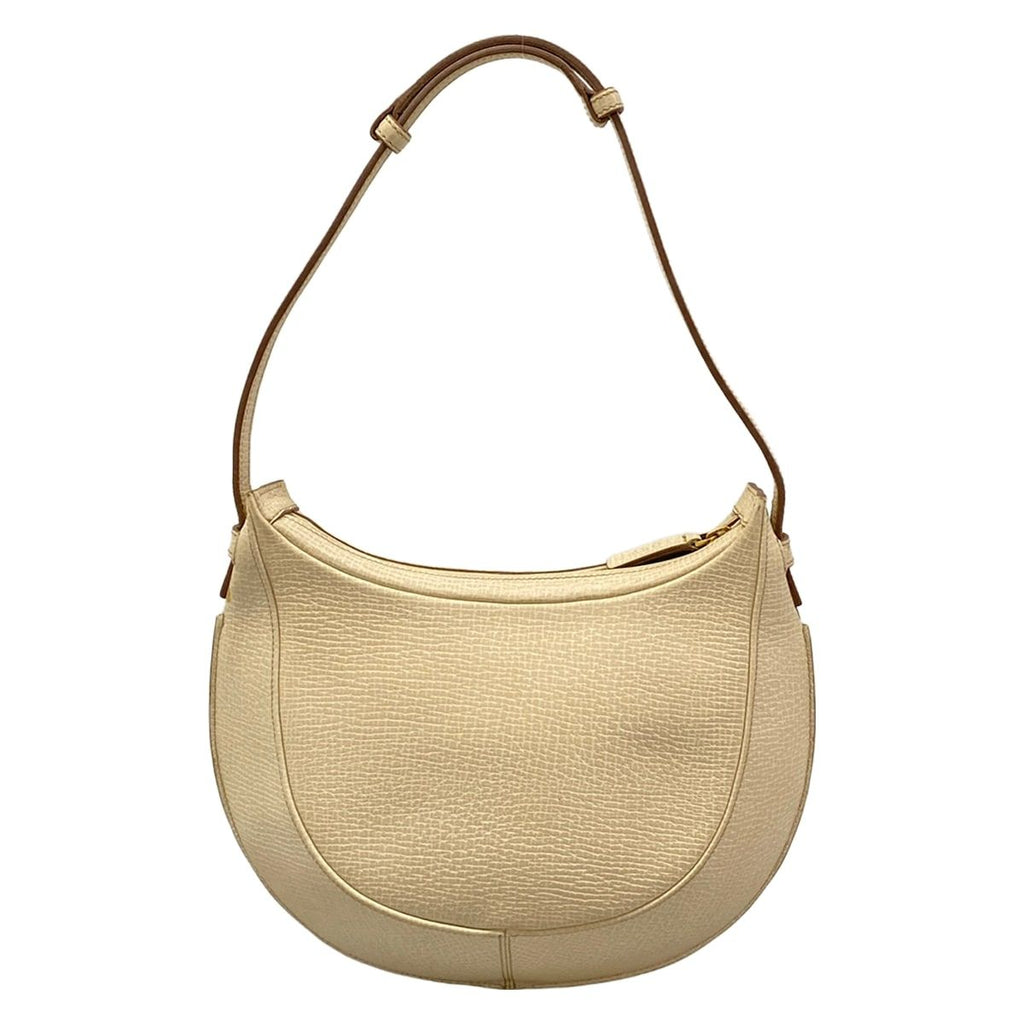 Loewe Shoulder Bag Beige Embossed 2-Way Leather — view 3