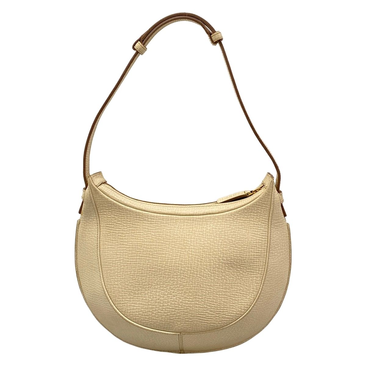 Loewe Shoulder Bag Beige Embossed 2-Way Leather — view 3
