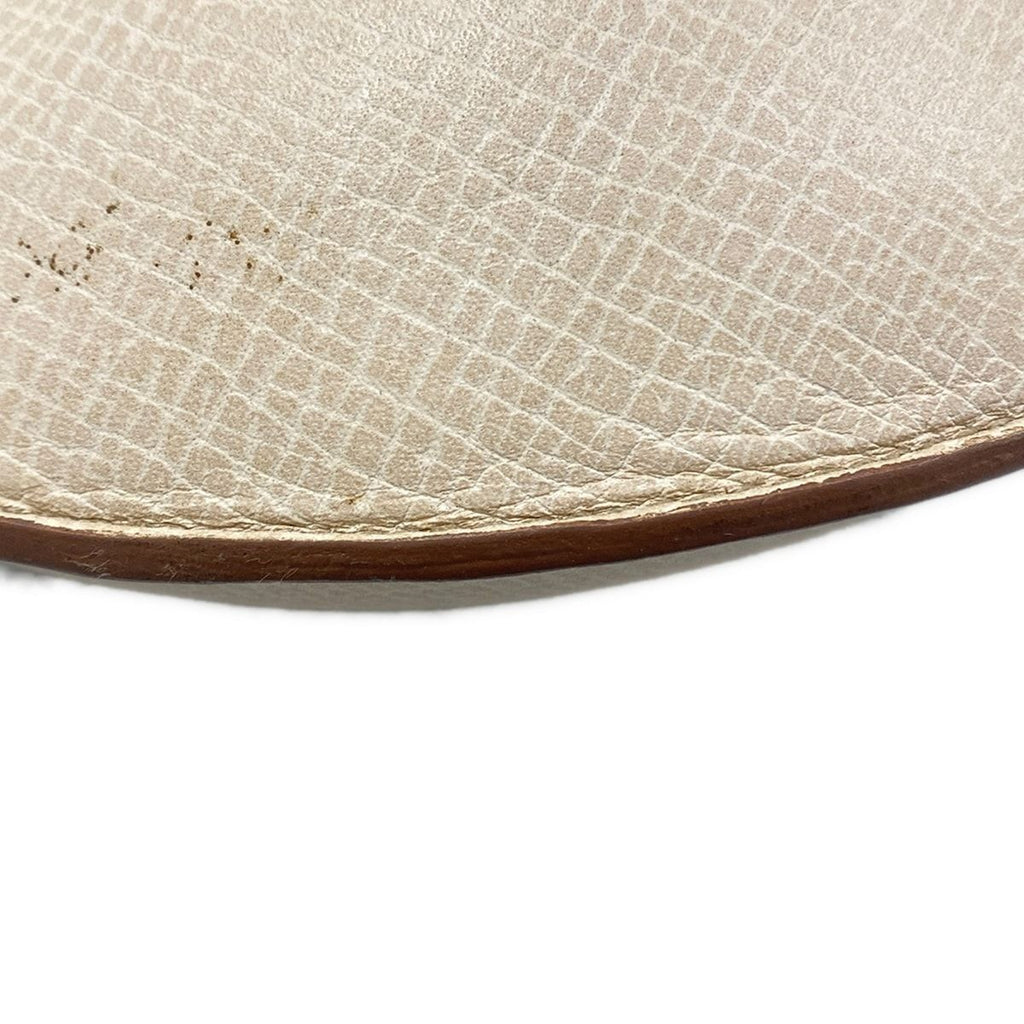 Loewe Shoulder Bag Beige Embossed 2-Way Leather — view 6