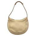 Loewe Shoulder Bag Beige Embossed 2-Way Leather