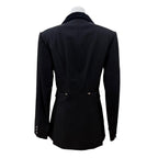 Hermes Wool Series Button Riding Jacket Tailored Black 40 — view 4
