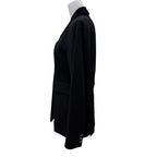 Hermes Wool Series Button Riding Jacket Tailored Black 40 — view 3
