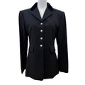 Hermes Wool Series Button Riding Jacket Tailored Black 40