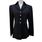 Hermes Wool Series Button Riding Jacket Tailored Black 40