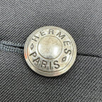 Hermes Wool Series Button Riding Jacket Tailored Black 40 — view 6