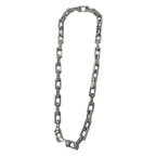 Louis Vuitton Collier Chain Monogram Necklace Silver — view 4