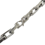 Louis Vuitton Collier Chain Monogram Necklace Silver — view 5