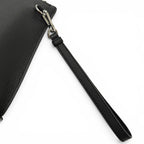 Loewe Leather Anagram Embossed Logo L Zip Pouch Clutch Black — view 7