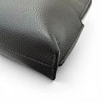 Loewe Leather Anagram Embossed Logo L Zip Pouch Clutch Black — view 6