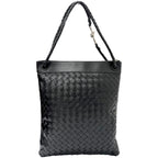 Bottega Veneta Andiamo Leather Intrecciato Messenger Flat Shoulder — view 3