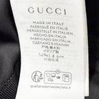 Gucci Web Stripe Embossed Logo Bucket Hat Black M 58 — view 9