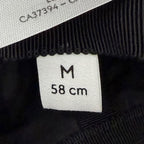 Gucci Web Stripe Embossed Logo Bucket Hat Black M 58 — view 8