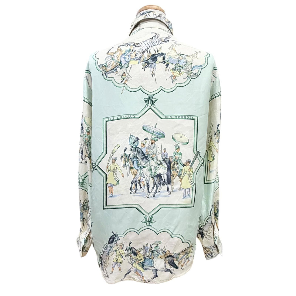 Hermes les Chevaux Des Mogols Mughal Dynasty Horse Silk 100% Martin Margiela — view 4
