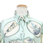 Hermes les Chevaux Des Mogols Mughal Dynasty Horse Silk 100% Martin Margiela — view 2